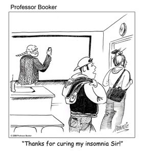 Professor Booker comicstrip